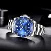 Męskie automatyczne zegarek mechaniczny Waterproof Sapphire Fashion Mode Sports zegarki na rękę Montre de Luxe