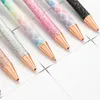 BallPoint Pennor 1PCSmulticolor Pen Shiny Luxury Cute Wedding Rose Gold Metal Stationery School Office Supply High Quality Spinning