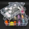 30 Roosters Duidelijke Plastic Opbergdoos Voor Speelgoedringen Sieraden Display Organizer Makeup Case Craft Houder Container Porta Joias 210922