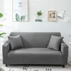 Zwykły solidna osłona sofa Stretch all inclusive do salonu Kood fotel Loveseat 1/2/3/4-SEAT 210723