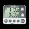 Timer Cozinha de cozinha portátil 1/100 StopWatch Centisor de luxo Centisorno Digital 2 Grupos Timers