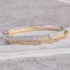 JINJU couleur or bracelets porte-bonheur bracelets pour femmes cadeau d'anniversaire cuivre cubique zircone manchette bracelet Femme Dubai mode bijoux 289a