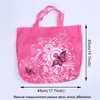 NEWPortable Foldable Shopping Bag Eco-Friendly Butterfly Flower Reusable Durable Handbags Polyester Storage Bags SEA SHIPPING CCB9434
