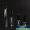 2 ml 3 ml 5 ml 10 ml Cam Parfüm Sprey Şişesi Temizle Siyah Konteyner Taşınabilir Atomizer 25 adet / grup