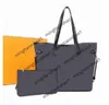 2022 Women Totes Wallet Fashion 2pcs مجموعة حقائب اليد عالية الجودة من جلد الكتف مع أكياس الغبار 233L