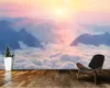 Wallpapers Papel De Parede Mountain Sunlight Clouds Natural Landscape 3d Wallpaper Mural,living Room Tv Wall Bedroom Papers Home Decor