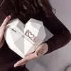 Подарочная упаковка цветочной коробки в форме сердца день рождения алмаз