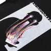 2021 Mężczyźni Streetwear Oversize T Shirt Hip Hop Graphic Letter Print T-Shirt Harajuku Bawełna Luźny Krótki Rękaw Tshirt Black Gray 220214