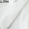 Coréen petit frais lâche manches longues femmes chemises chemisiers style paresseux streetwear streamers chemise blanche été 210427