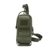 Esportes ao ar livre Caminhadas Sling Bag Ombro Pack Camuflagem Tactical Molle Bag No11-120