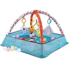 Tapis de jeu bébé tapis Puzzle tapis avec boules éducatifs Rack jouets infantile Fitness ramper tapis cadeau pour enfants Gym 210724
