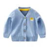 Spring Baby Girls Boys Sweater Fashion Stickad Cardigan Jacket Coat Baby Sweater Coat Baby Girls Cardigan Hösttröjor G1023