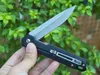 High quality RM106 Flipper Folding Knife 3Cr13Mov Drop Point Blade G10 + Stainless Steel Sheet Handle Ball Bearing EDC Pocket Knives