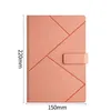 Binder Hand Ledger Notebook Shell Notepad Diary Stationery Cover Creative Waterproof Macarons Notepads School Office Supplies A5 ZYY909