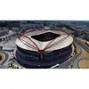 [Roligt] 84 st/set Portugal Benfica Stadium RU Competition Football Game Stadiums Building Model Toy Children Child Gift Original Box X0522