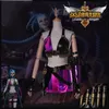 CALDO! Gioco Crit Loli Jinx Costume Cosplay Originale Pelle Magica Uniformi Blu Parrucche Capelli Per Le Donne Ragazze Vestiti Del Partito Y0913