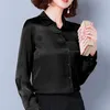 Womens tops e blusas preto manga comprida top sólido branco coreano moda mulheres roupas blusas camisas plus tamanho 8104 50 210427