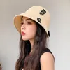 bucket hat 2021 sun female summer fashion breathable basin fisherman pure letter Buet Hat