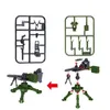 Bloqueio militar MOC Swat Armação Exército Slower Armas Box RPG Pára-quedas Building Blocks Tijolos Brinquedos para Presentes de Menino Infantil Y1130