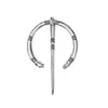Anstecknadeln, Broschen Retro-Wikinger-Broschenkollektion Twisted Knotted Fibula Cloak Pin Penannular Pins Shawl Style
