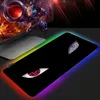 Uchiha RGB tapis de souris 900x400x2mm tapis de souris tapis d'ordinateur Padmouse dominateur jeu tapis de souris Gamer clavier tapis de souris