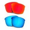 Sonnenbrille HKUCO Polarisierte Ersatzlinsen für ThinLink rot / blau 2 Paare