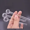 Portable Glass Oil Pipe Spoon Pyrex Oil Burner Hand Smoking Pipes for Smoking Accessories Tobacco Tool Best Gift for Smoker