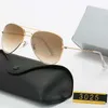 Classic Luxury Designer Men Women Sunglasses Brand Vintage Pilot Sun Glasses Polarized UV400 58mm glass Lenses256O