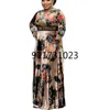 Ethnic Clothing Women Fashion African Dresses For Dashiki Long Dress 2021 Spring Autumn Elegant Maxi Wear