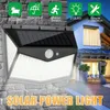 Lámpara de aire de luz solar LED con lámparas de pared de sensor de movimiento impermeable con la luz solar alimentada para la decoración del jardín 25/100/144/212/300leds
