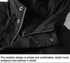 Men's Down & Parkas 2022 Men Winter Long Warm Thick Hood Soft Fashion Solid Color Coat Classic Windproof Pocket Jacket