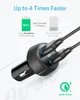 Anker PowerDrive Speed 2 39W Dual USB Car Charger,Quick Charge 3.0 Galaxy,PowerIQ for iPhone 11/Xs/XS Max/XR/X/8 and more