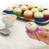 Silicone Muffin Gâteau Cupcake Coupe Gâteau Moule Cas Ustensiles De Cuisson Maker Moule Plateau Cuisson Jumbo DH8567