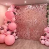 Décoration de fête rose rideau rideau arrière-plan décor de mariage scintille mur arrière fond de fond anniversaire arrière-plan de baby shower fournitures