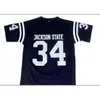 Custom 009 Youth women Vintage #34 WALTER PAYTON JACKSON STATE College Football Jersey size s-5XL or custom any name or number jersey