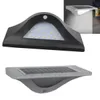 Solar Power 16 LED Wall Light PIR Motion Sensor Outdoor Waterproof Garden Security Lamp - Black