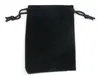 2021 Velvet black Pure color Bags woman vintage drawstring bag for Gift diy handmade Jewelry Packaging Bag