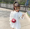 Children handbags Fashion baby shoulder bags with rhomboid heart accessorized bag for girls kids handbag wholesale