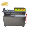 Electric French Fries Machine Commercial Vegetable Cutting Sweet Potato Cucumber Taro Strip Cutter Stainless Steel Push Bar