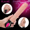 FLXUR 12 Modus Verwarming Realistische Dildo Flexibele Zachte Siliconen Penis G Spot Vagina Vibrator Masturbator Seksspeeltje Voor Vrouwen Y03203076675