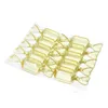 10 stks Transparante Candy Shape Plastic Dozen Gunst Houders Acryl Mini Box 3 kleuren