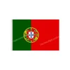 Bandeiras de Portugal Bandeira Nacional de Poliéster Voando 90 x 150cm 3 * 5 pés Bandeira em todo o mundo Ao ar livre em todo o mundo pode ser personalizada