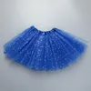 Enfants Tutu Tulle Jupes Paillettes Pettiskirt Bébé Danse Ballet Scène Jupes Maille Gaze Moitié Pompous Fête Mini Jupe Dancewear Costume Dressup Fantaisie Jupes BC703