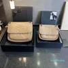 디자이너 - 럭셔리 고품질 여성 가방 금속 체인 가죽 버전 하드웨어 헝겊 크로스 바디 가방