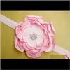 Accessories Baby, & Maternity Drop Delivery 2021 Baby Flower Girls Kids Bands Princess Solid Gauze Tulle Floral Rhinestones Party Infant Chil