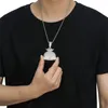 Latest Design Money Bag Pendant Necklace Gold Silver Plated with Rope Chain Tennis Chains Bling Jewelry Gift