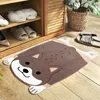 Paillasson drôle Animal de dessin animé mignon Shiba Inu Corgi Tapis résistant à l'usure Tapis de pied antidérapant Tapis de sol d'entrée Tapis de cuisine Accueil 4621 Q2