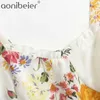 Summer Women's Casual Floral Print Ruffles Adjust Spaghetti Strap Dress Sleeveless Sweetheart High Waist Mini 210604