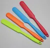 Cake Tools Candy Color Silicone Cream Spatula Jam Honey Mixing Butter Scraper Household Baking Tool 24.2CM SN3286