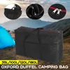 Förvaringspåsar 600d Oxford Tygkläder Väska vikning quilt-dammsäker skåp efterlås Box Space Bagage Camping Waterproof